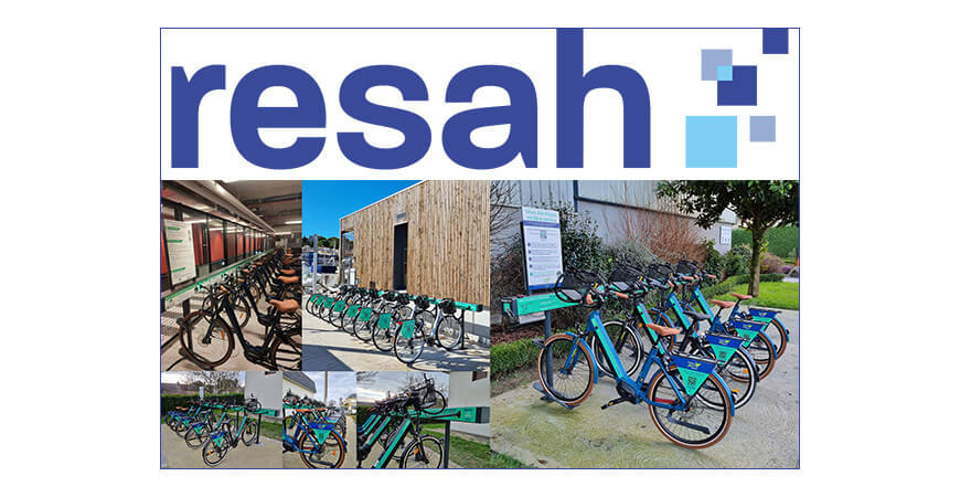 Le Resah a choisi eBike-Pro pour sa solution de vélopartage à assistance électrique