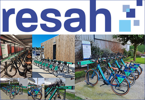 Le Resah a choisi eBike-Pro pour sa solution de vélopartage à assistance électrique